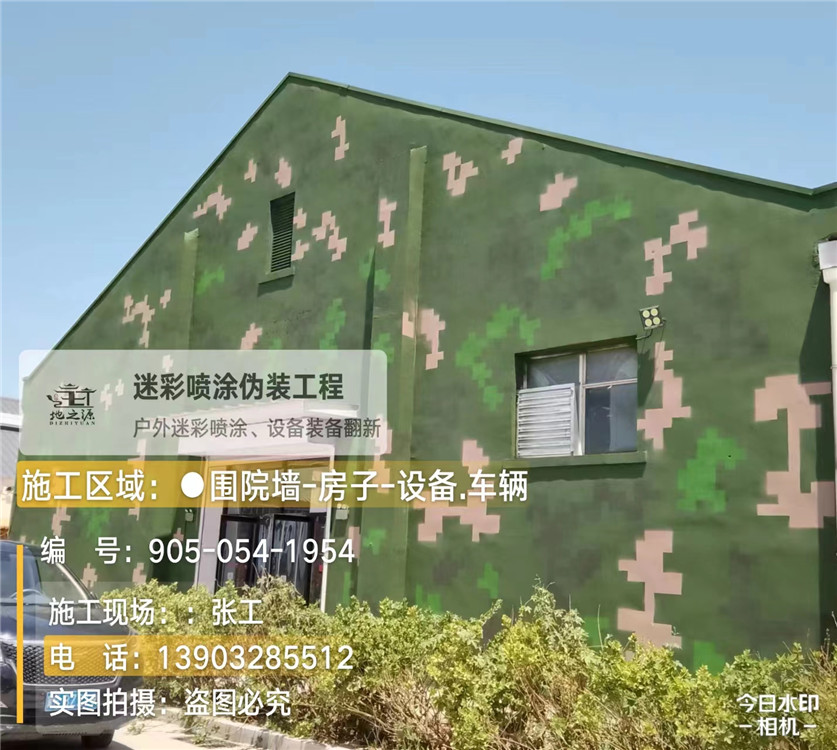 江门外墙数码迷彩漆施工报价清单(100㎡标准墙面测算)