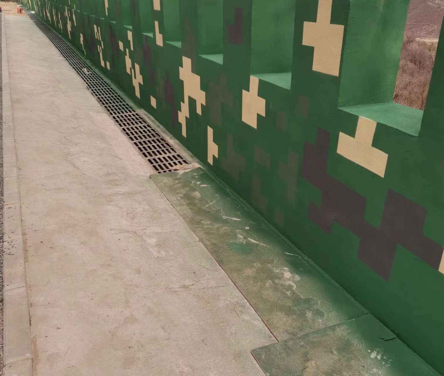 江门围墙迷彩喷涂,数迷彩漆